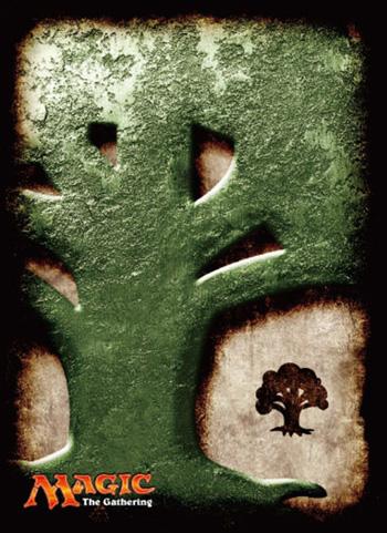 Magic The Gathering Mana Symbol Forest Character Sleeves MTGS-021 80CT