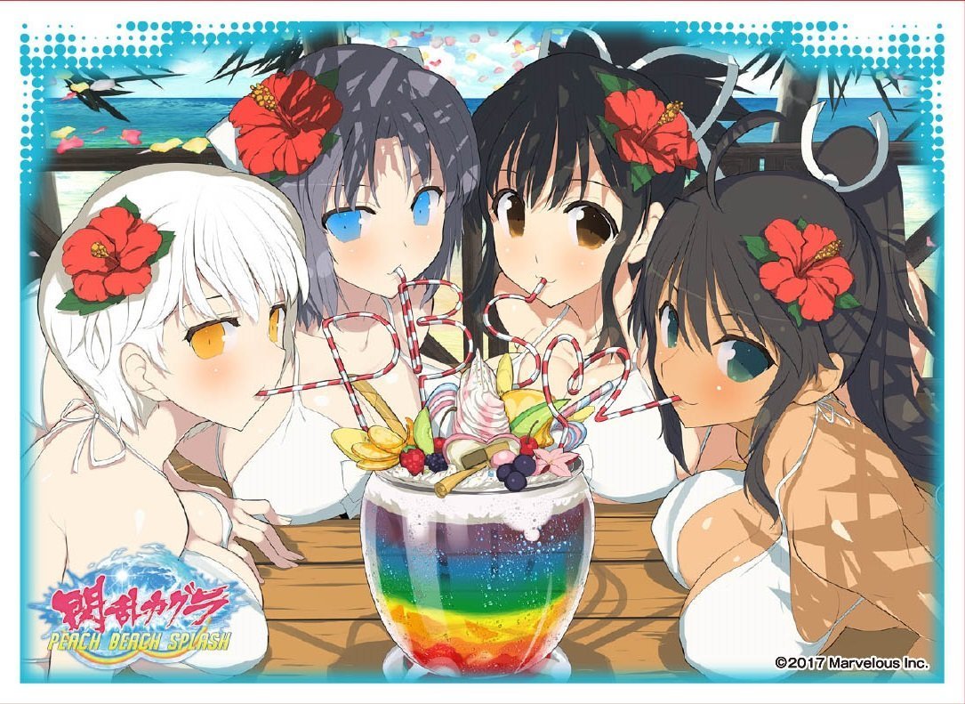Senran Kagura Estival Versus Peach Beach Splash Character Sleeves EN-544
