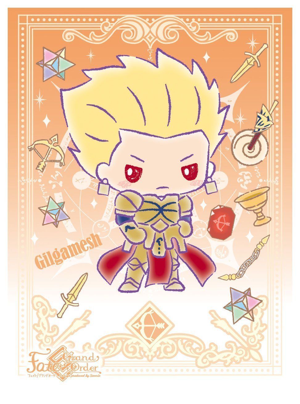 Fate Grand Order Sanrio Archer Gilgamesh Character Sleeves EN-529 FGO