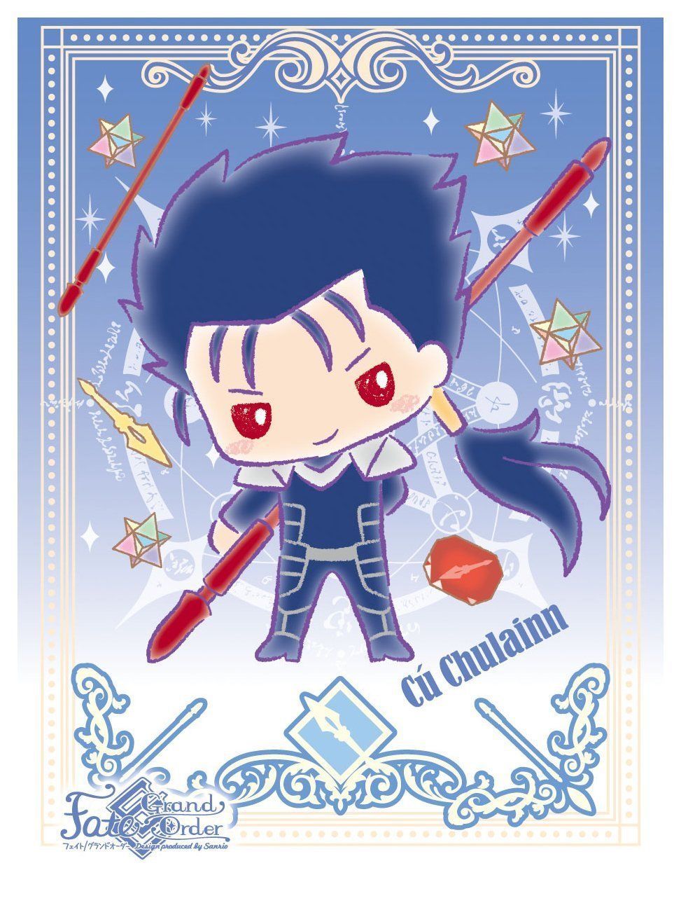 Fate Grand Order Sanrio Cu Chulainn Lancer Character Sleeves EN-532 FGO