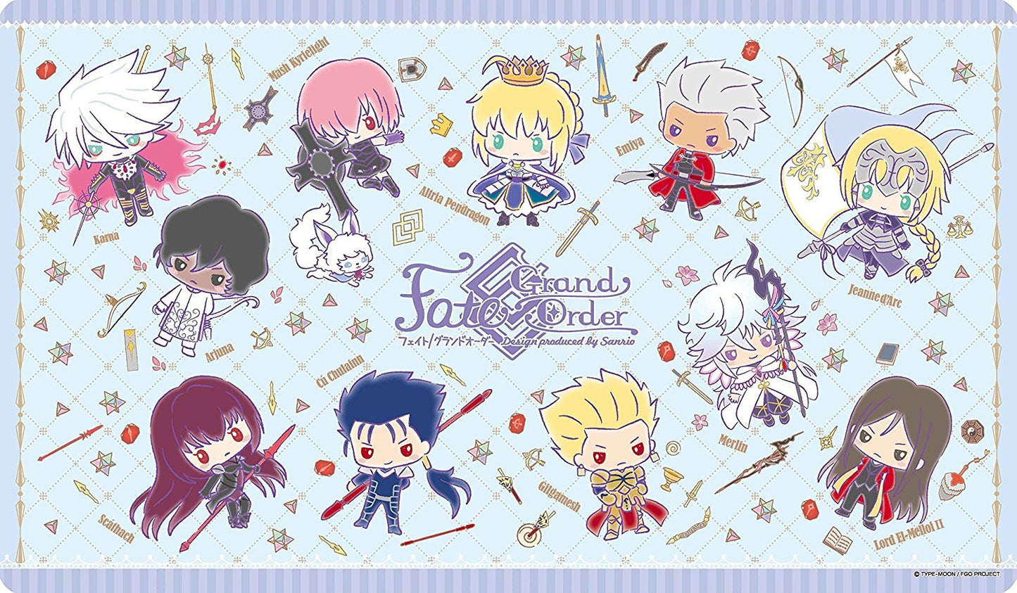 Fate Grand Order Sanrio Full Cast Character Rubber Play Mat ENR-023 FGO