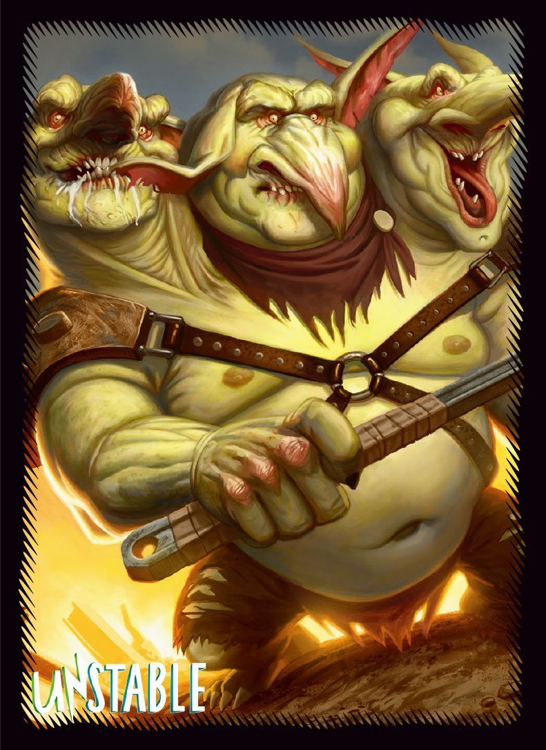 Magic The Gathering Unstable Three-Headed Goblin Sleeves MTGS-023 80pcs