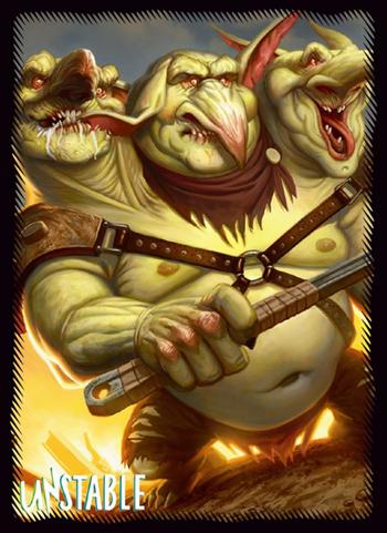 Magic The Gathering Unstable Three-Headed Goblin Sleeves MTGS-023 80pcs