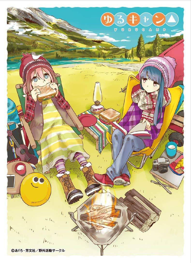 Yuru Camp Nadeshiko & Rin Character Sleeves EN-578