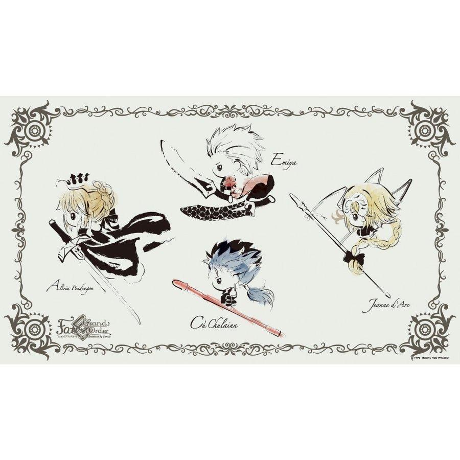 Fate Grand Order Sanrio Altria Cu Emiya Jeanne Character Playmat ENR-035 FGO