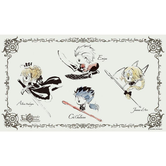 Fate Grand Order Sanrio Altria Cu Emiya Jeanne Character Playmat ENR-035 FGO