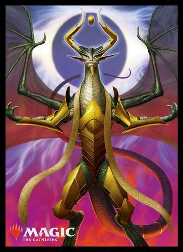 Magic The Gathering War of the Spark Nicol Bolas Dragon-God Character Sleeves MTGS-098 80CT
