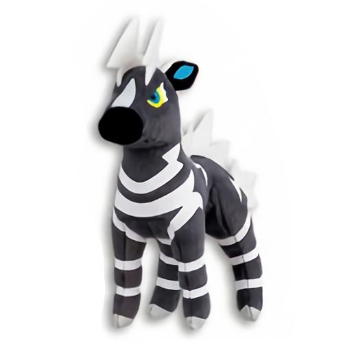 Pokemon Best Wishes Cinematic Version Zebstrika 6" Character Plush Toy