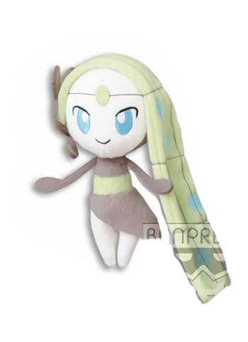 Pokemon Black White Movie 2012 Meloetta 6" Character Plush Toy Plushie UFO