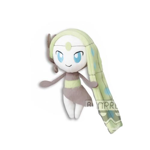 Pokemon Black White Movie 2012 Meloetta 6" Character Plush Toy Plushie UFO
