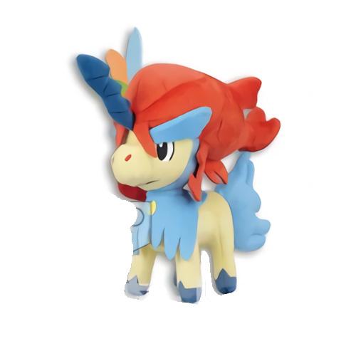 Pokémon the Movie Keldeo 6" Plush Doll Toy UFO
