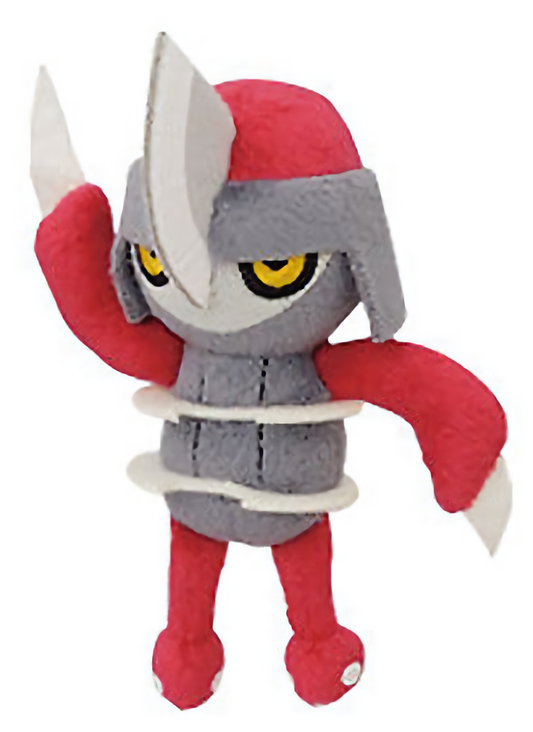Pokemon Pawniard 4"Plush Toy Keychain Ball Chain
