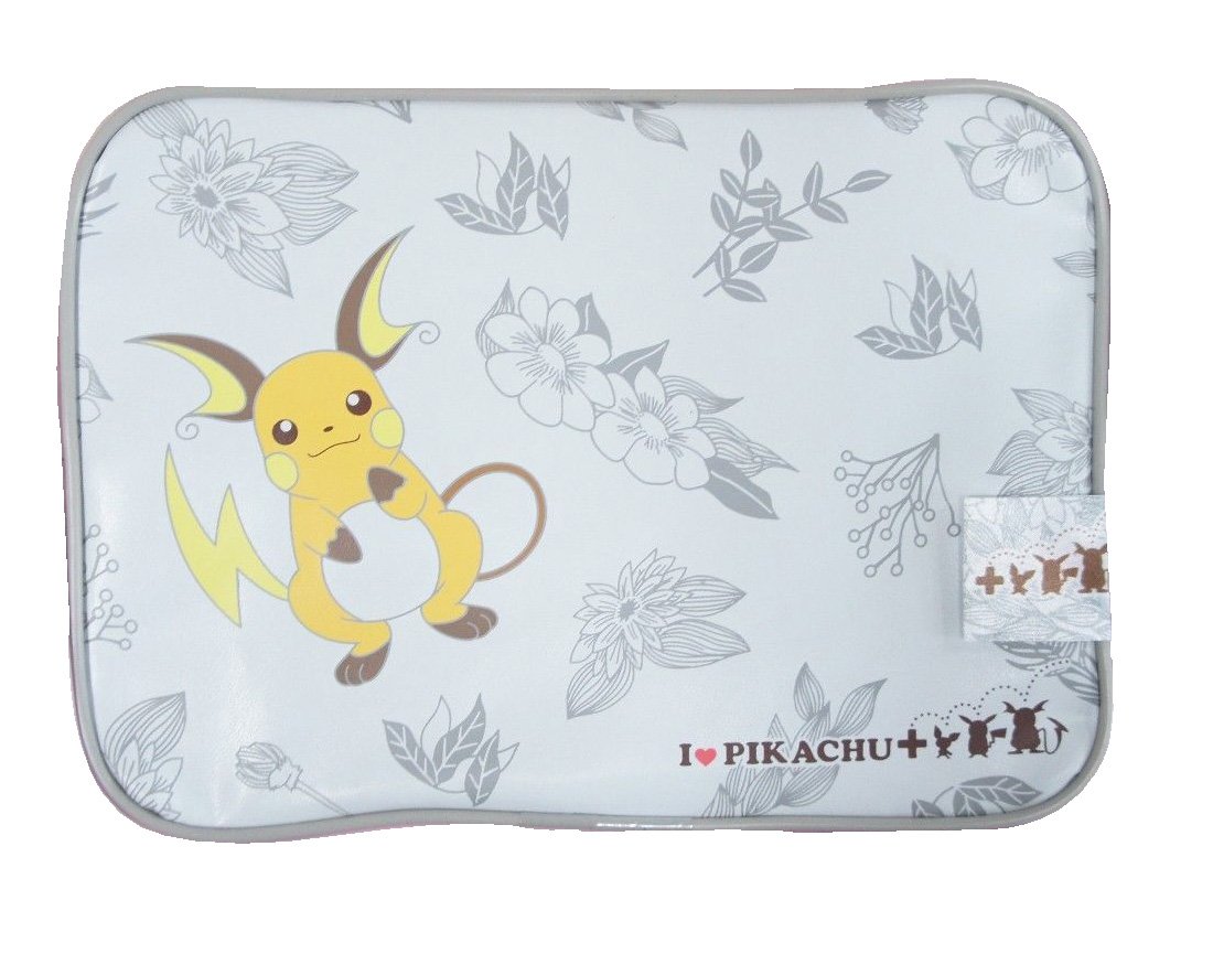 Pokemon I Love Pikachu Raichu Pink Character UFO Prize Zipper Pouch