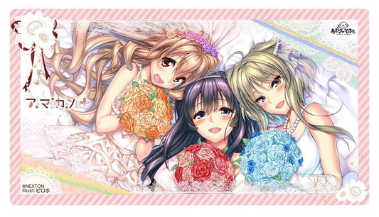 Nexton Girls Amakano+ Sayuki & Mizuki & Koharu Rubber Play Mat Vol.009