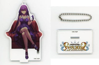 Fate/Grand Order Fes 2022 Scathach-Skadi Character Ball-Chain Key Chain Acrylic Stand
