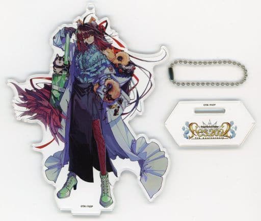 Fate/Grand Order Fes 2022 Kyokutei Bakin Character Ball-Chain Key Chain Acrylic Stand