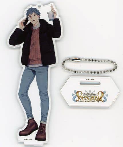 Fate/Grand Order Fes 2022 Saitou Hajime Character Ball-Chain Key Chain Acrylic Stand