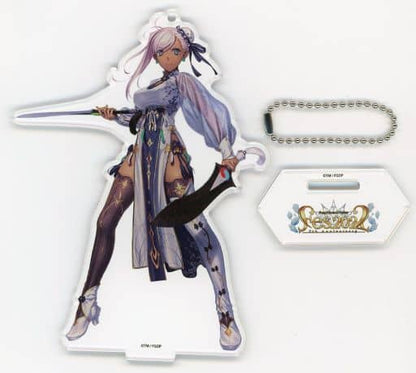 Fate/Grand Order Fes 2022 Miyamoto Musashi Character Ball-Chain Key Chain Acrylic Stand