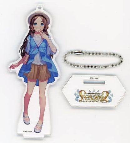 Fate/Grand Order Fes 2022 Leonardo da Vinci Character Ball-Chain Key Chain Acrylic Stand