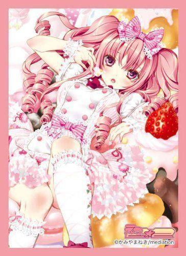 E☆2 Etsu Pink Maneki Kamiya Character Sleeves