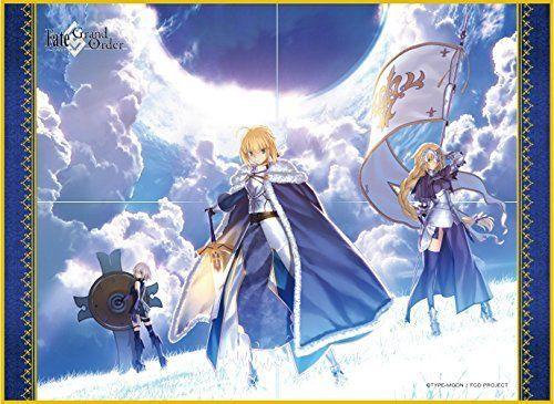 Fate/Grand Order Shielder Mash, Saber Altria & Ruler Jeanne Cloth Playmat FGO
