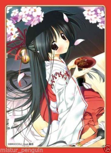 Sakazuki Miko Anime Character Sleeves Illustrated by Kagome