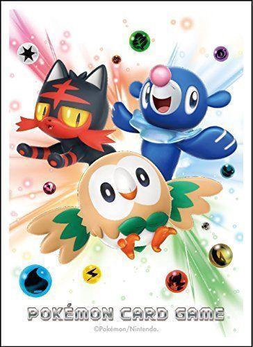 Rowlet, LItten & Popplio Character Sleeves Pokemon TCG Sun & Moon