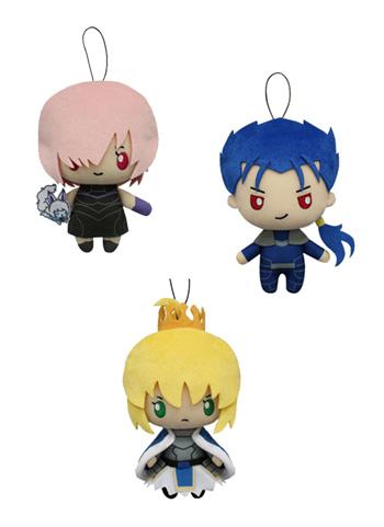 Fate Grand Order Sanrio Cu Mash Altria Prize Plush Toy Doll *Set of 3* FGO