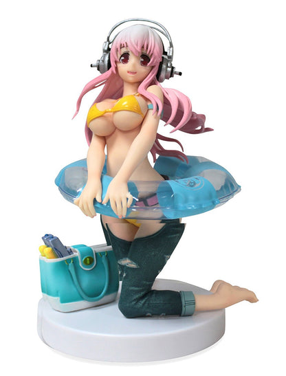 Super Sonico Summer Memory Ver. with Inner Tube Prize Figure