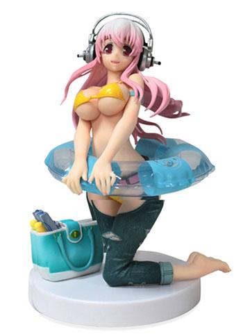 Super Sonico Summer Memory Ver. with Inner Tube Prize Figure