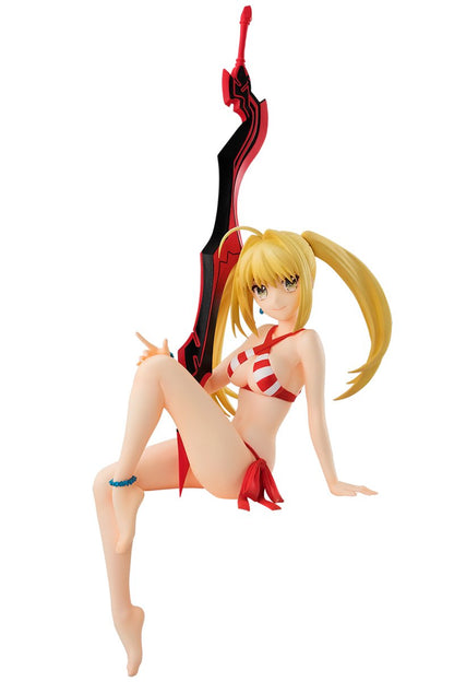 Fate Grand Order Caster Nero Claudius Swimsuit Augustus Cup Noodle Stopper Topper Figure FGO