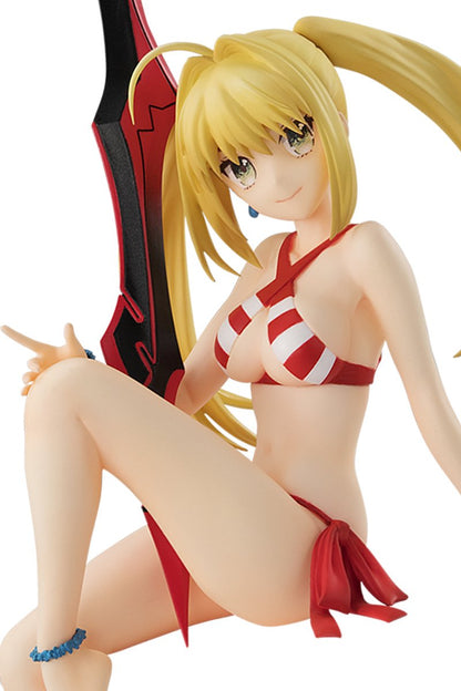 Fate Grand Order Caster Nero Claudius Swimsuit Augustus Cup Noodle Stopper Topper Figure FGO