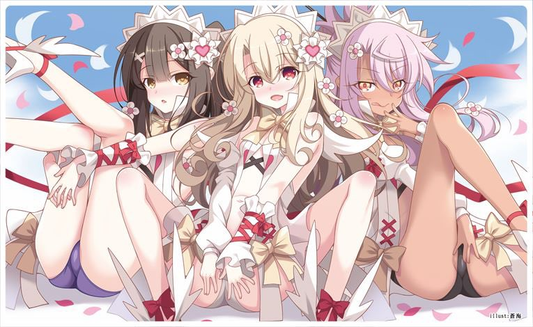 C97 Fate/kaleid liner Prisma Illya Illya, Chloe & Miyu Circle Midnight Blue Character Rubber Playmat