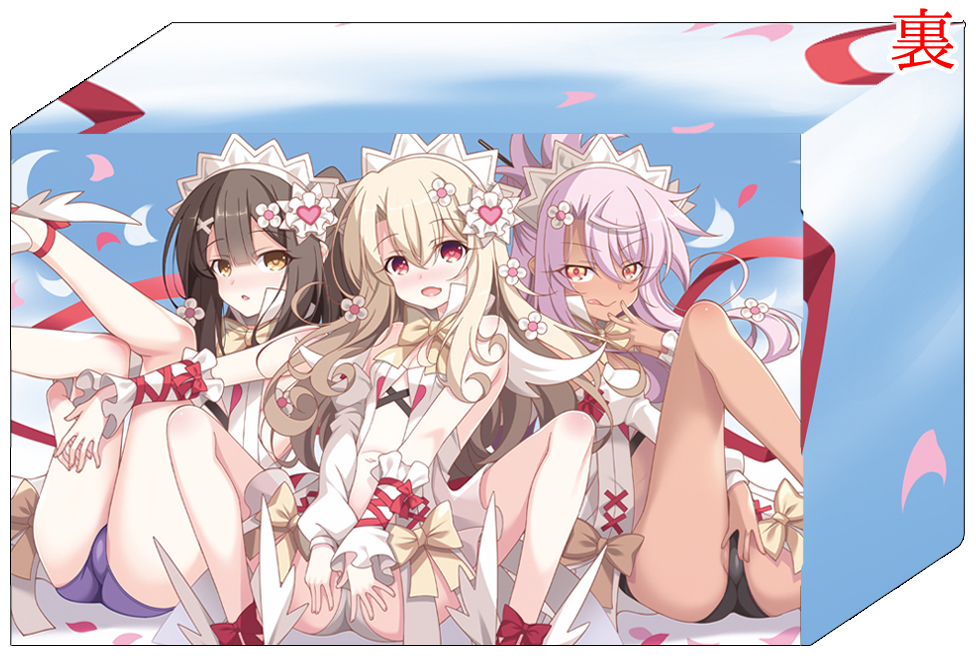 C97 Fate/kaleid liner Prisma Illya Illya, Chloe and Miyu Choco Angel Ver. Circle Midnight Blue Doujin Character Double Deck Box
