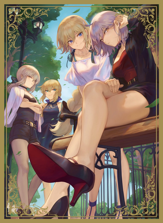 C97 Fate FGO Saber & Jeanne Casual Outfit Ver. Circle Sunpan Doujin Character Sleeves