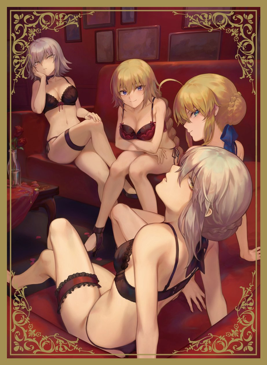 C97 Fate Saber & Jeanne Lingerie Ver. Circle Sunpan Doujin Character Sleeves