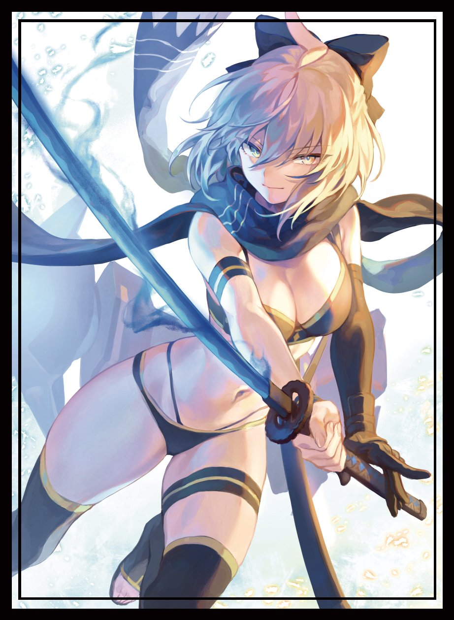 C97 Fate Grand Order FGO Okita Souji Assassin Summer Swimsuit Ver. Circle Frontier Game Doujin Character Sleeves