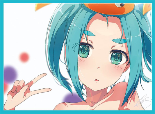 C97 Monogatari Yotsugi Ononoki Circle Midnight Blue Doujin Character Sleeves