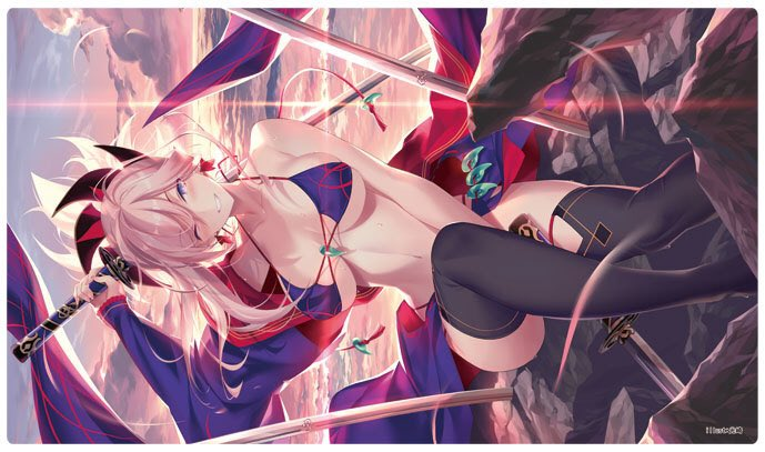 C97 Fate Grand Order FGO Mushashi Summer Swimsuit Ver. Circle Cluster Doujin Rubber Playmat