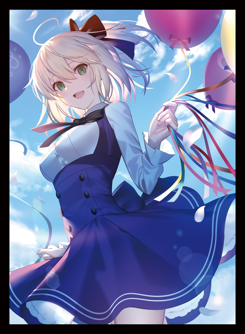 C97 Fate Grand Order FGO Saber Lily Chaldea Park Outfit Ver. Circle Chaos Goddess Doujin Character Sleeves