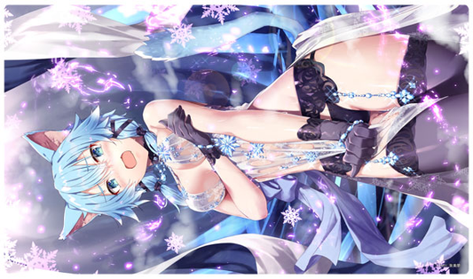 C97 Sword Art Online SAO Sinon Royal Icing Ver. Circle Frontier Game Doujin Rubber Playmat