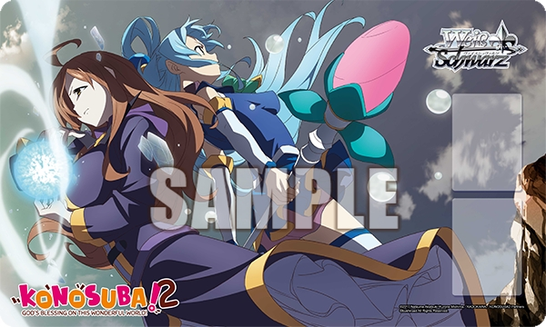 Konosuba Aqua Wiz Weiss Schwarz Character Rubber Play Mat