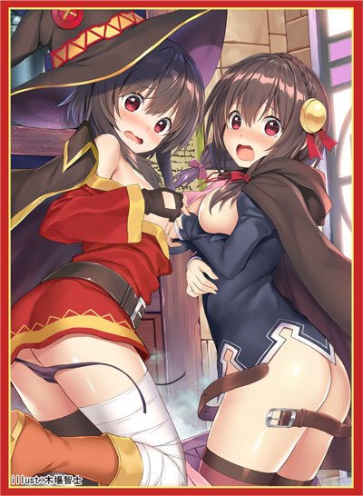 KonoSuba C96 Circle Cluster Megumin & Yunyun Doujin Character Sleeves