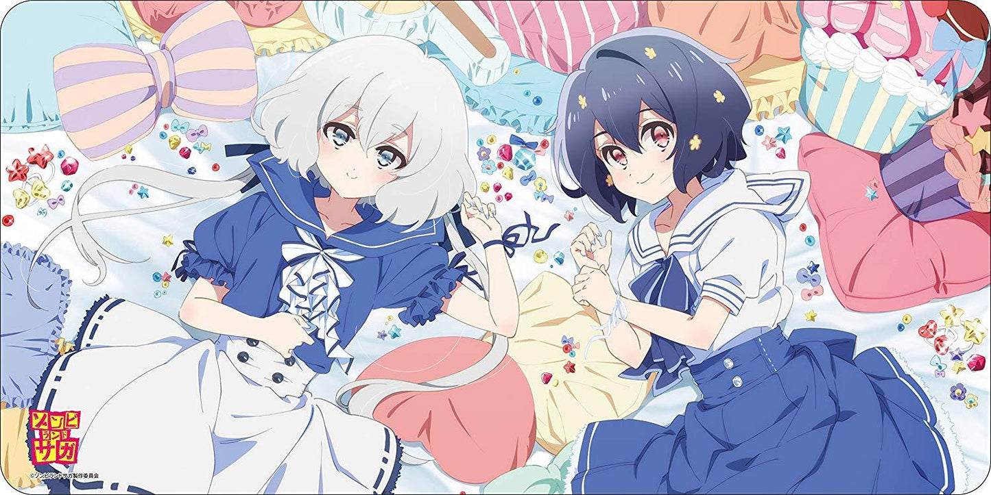 Zombieland Saga Junko & Ai Character Rubber Play Mat