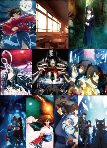 Kara no Kyoukai The Garden of Sinners Collab Cafe Key Visual Post Card Set