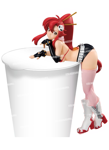 Gurren Lagann Yoko Littner Figure Cup Noodle Lid Holder/Topper Stopper
