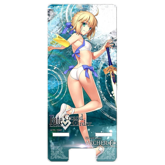 Fate Grand Order Archer Altria Pendragon FGO Summer Smart Mobile Phone Stand