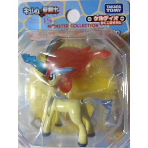 Pokemon Center Monster Collection Clear Keldeo Resolute Form Takara Tomy Exclusive 2" Figure Toy