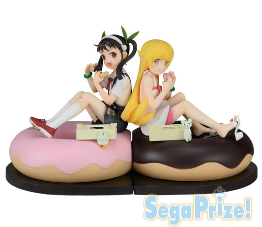 Bakemonogatari Snail Mayoi Hachikuji & Bat Shinobu Oshino Donut LPM Prize Figure