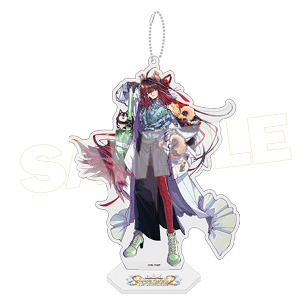 Fate/Grand Order Fes 2022 Kyokutei Bakin Character Ball-Chain Key Chain Acrylic Stand